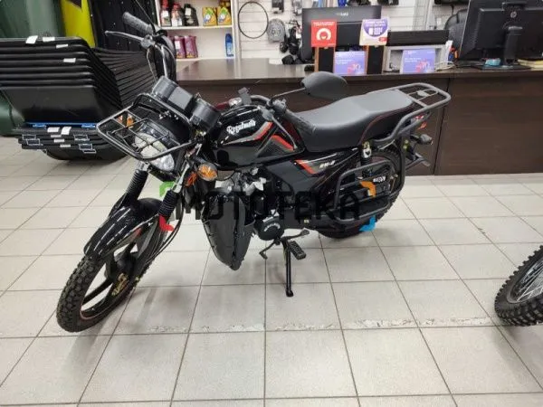 Мопед Regulmoto (Регулмото) Alpha (RM - 2) чёрный без кофра | Мототека