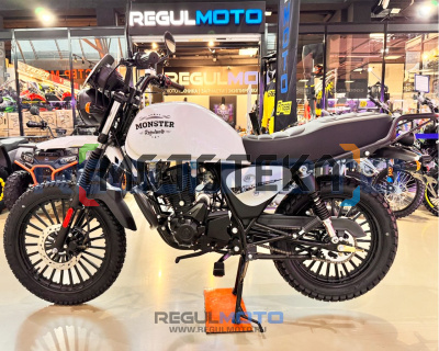Мотоцикл дорожный Regulmoto (регулмото) Monster белый с ПТС