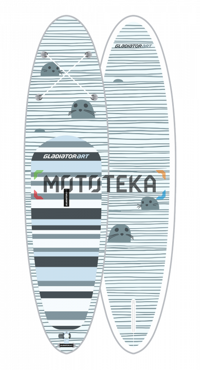 Надувная доска для sup - бординга Gladiator (Гладиатор) SEAL 10.6 (2021)