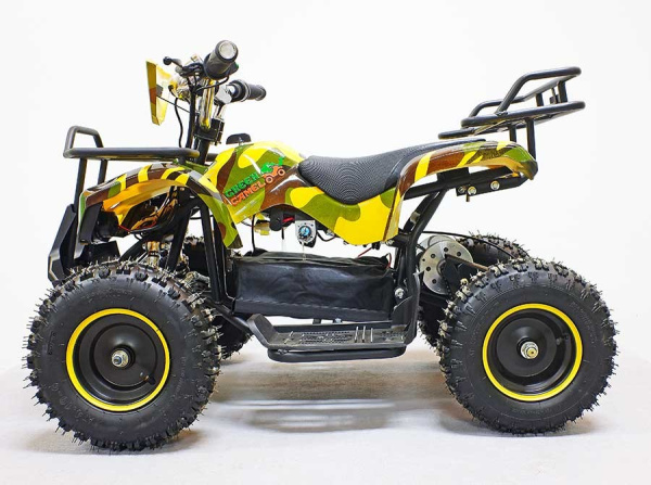 Электроквадроцикл детский GreenCamel (ГринКэмел) Гоби K21 (36V 800W R6 Цепной привод) (машинокомплект) | Мототека
