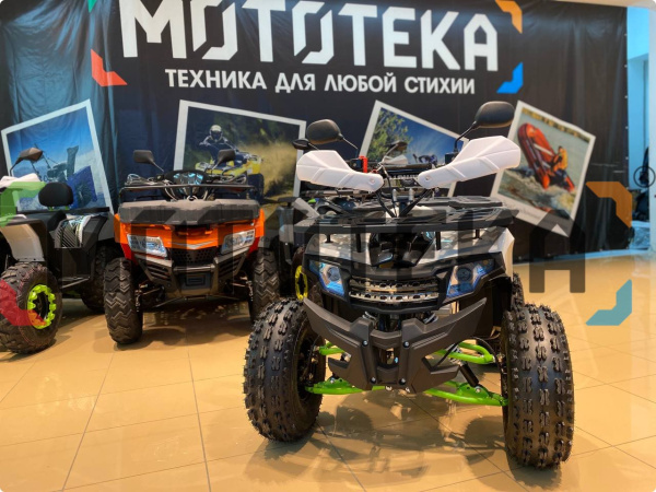 Квадроцикл детский R - MOTO (Р - Мото) Lion 125 A lite белый (машинокомплект) | Мототека