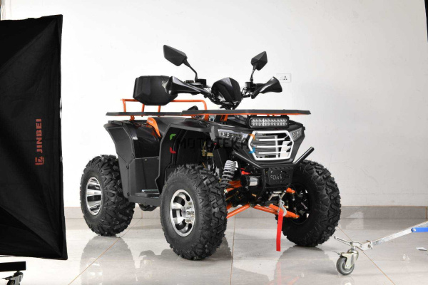 Квадроцикл ATV HAMMER 200 LD чёрный/оранжевый (машинокомплект) | Мототека