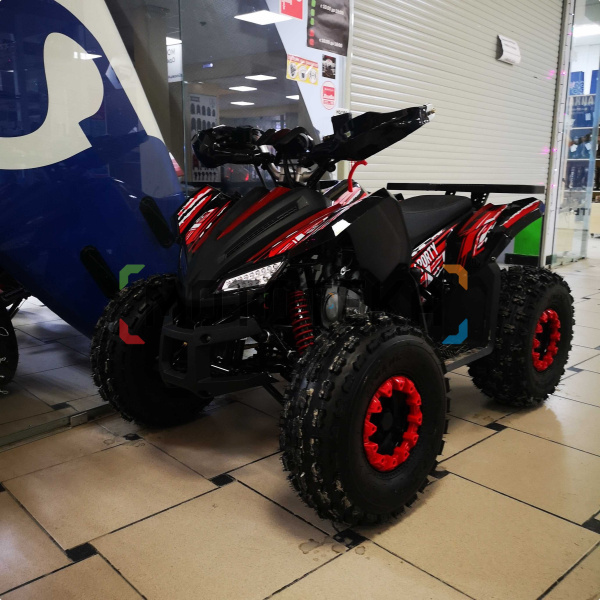 Квадроцикл детский Мотомир ATV Sporty красный/чёрный (машинокомплект) | Мототека