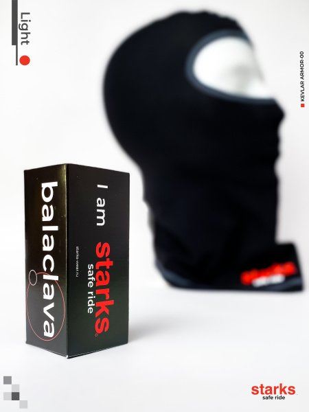 Подшлемник STARKS (Старкс) Light Чёрный/Серый | Мототека