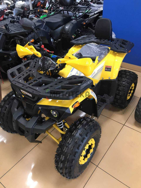 Квадроцикл детский HB - ATV 125 жёлтый (машинокомплект) | Мототека